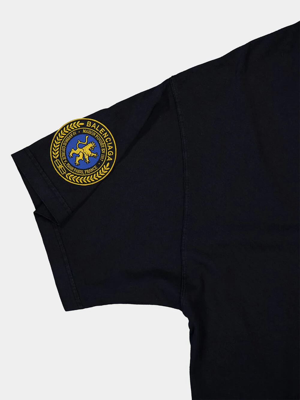 Faded Black Uniform Merch Oversized T-Shirt - Image 6