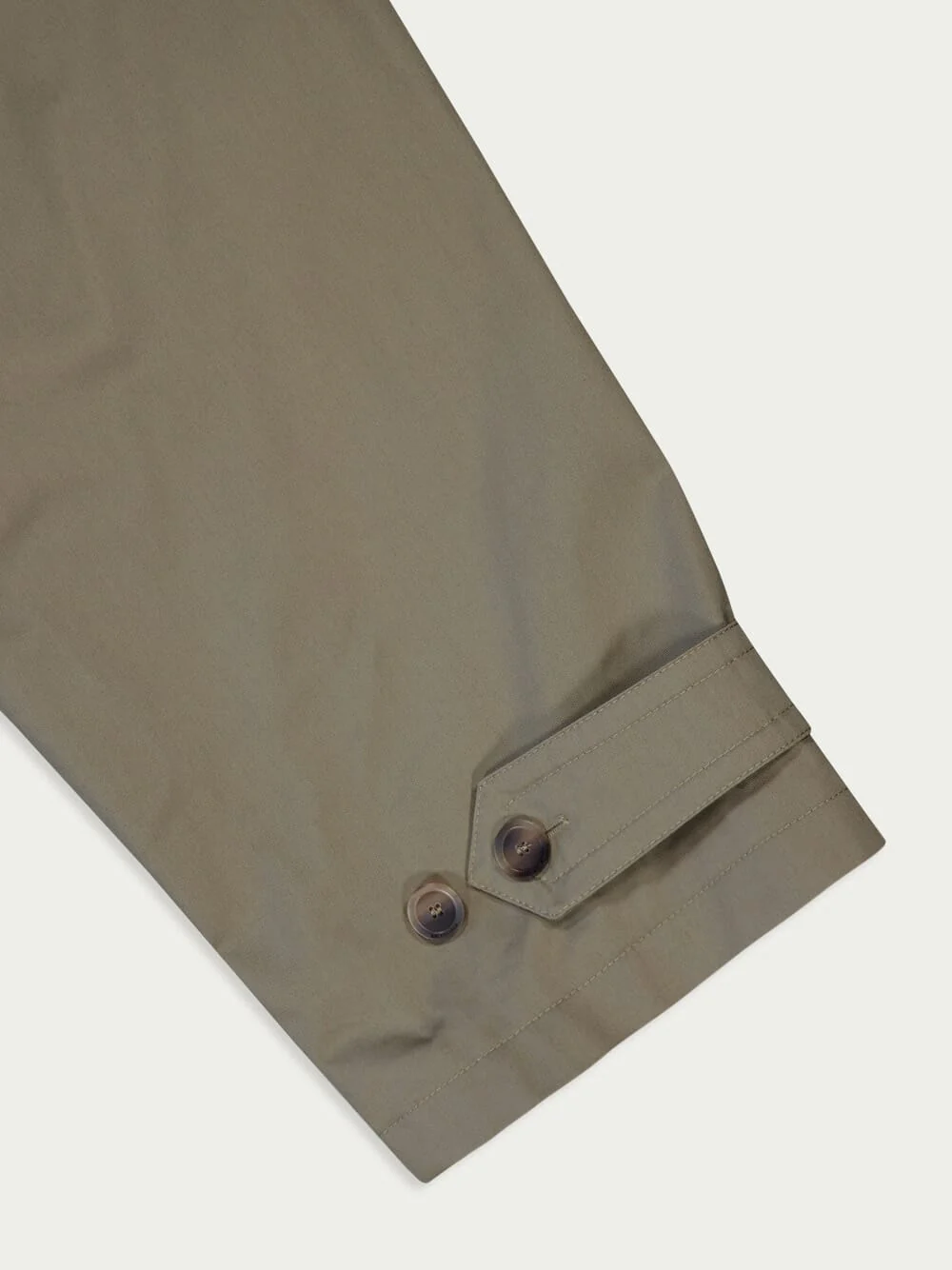 Folded Oversized Belted Cotton-Twill Trench Coat - Image 3