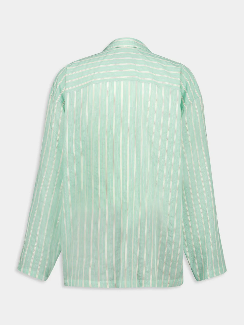 Green Shirt Swing Pyjama Stripes - Image 2