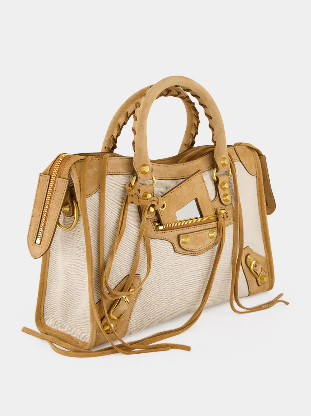 Beige and Camel Le City Small Bag - Image 3