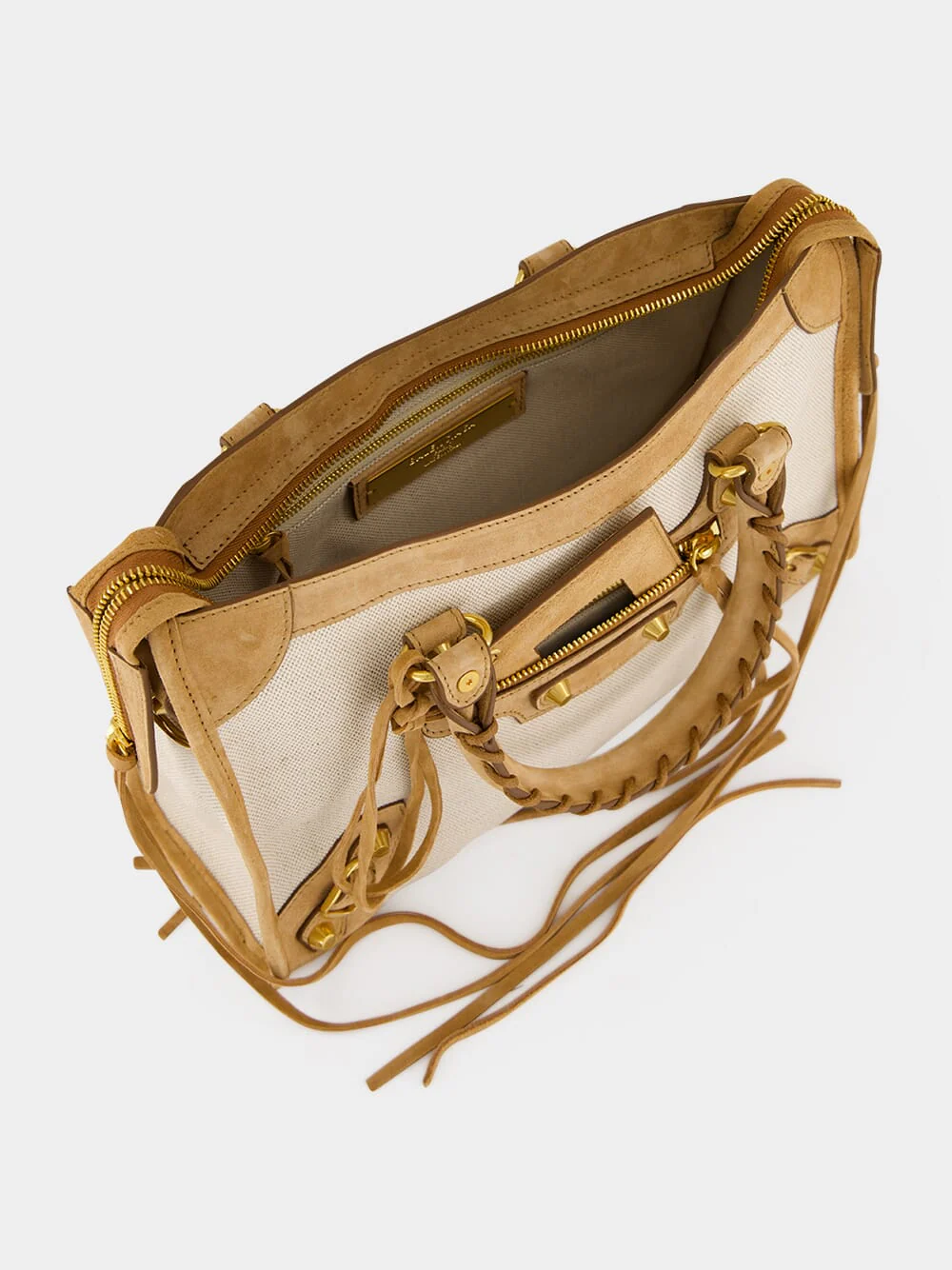Beige and Camel Le City Small Bag - Image 6