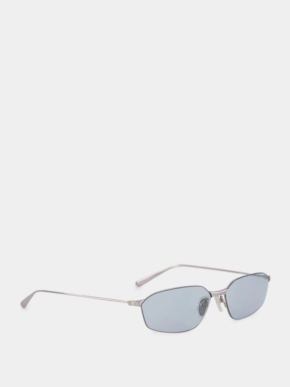 Invisible 2.0 Oval Sunglasses in Navy - Image 2