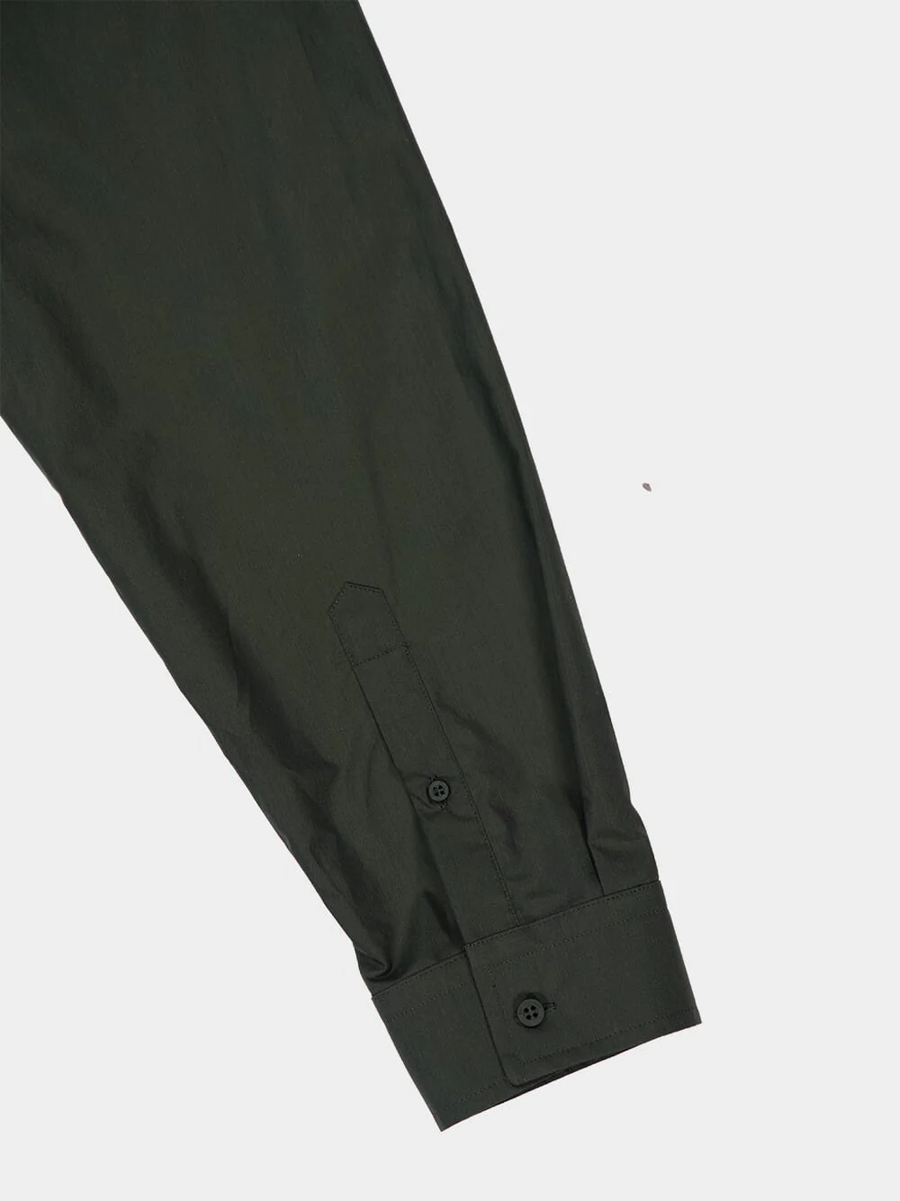 Khaki Green Logo Print Long Sleeve Shirt - Image 5
