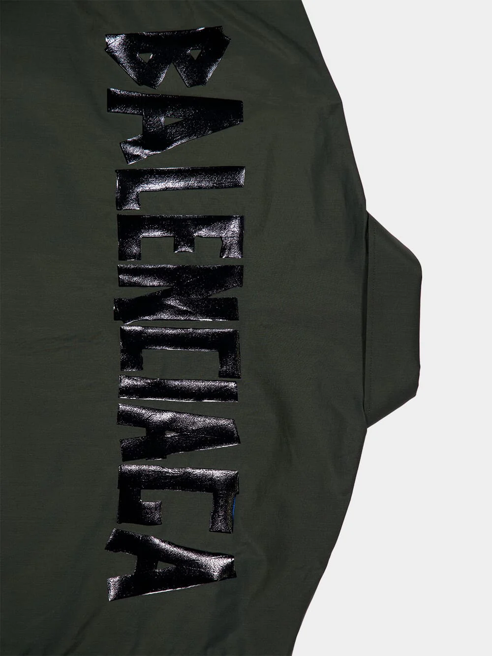 Khaki Green Logo Print Long Sleeve Shirt - Image 9