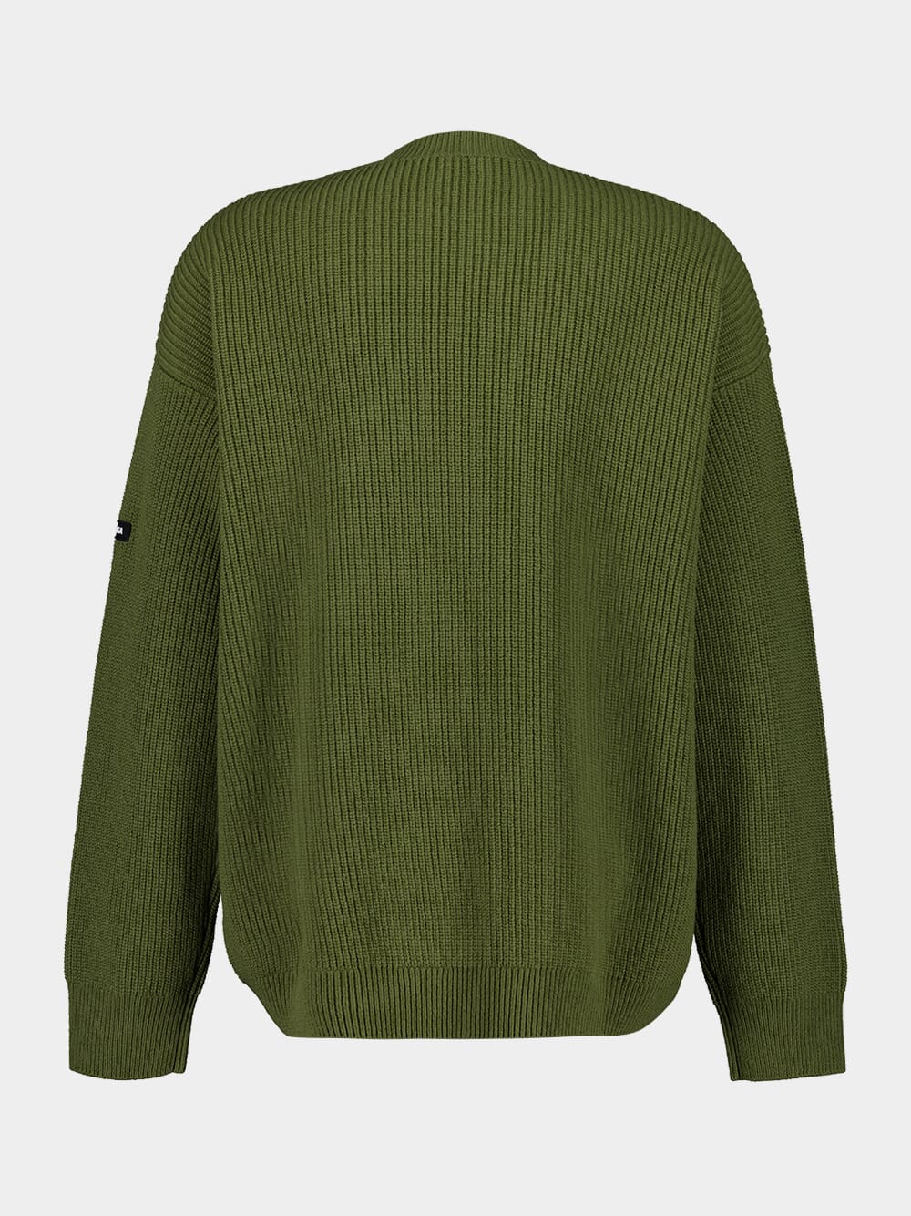 Khaki Green Wool Sweater - Image 6