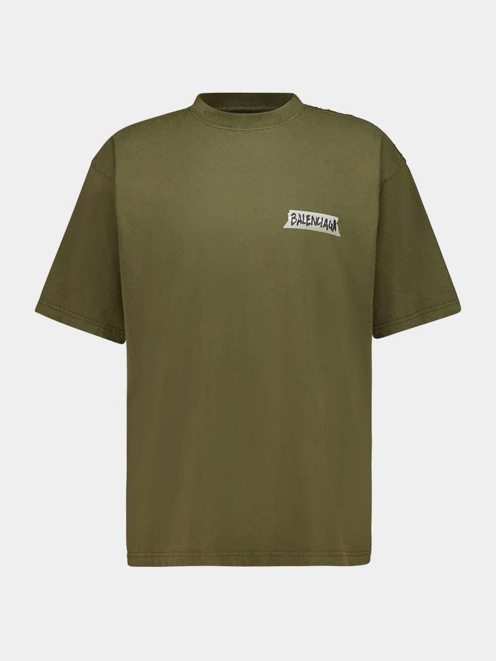 Khaki Masking Tape Medium Fit T-Shirt