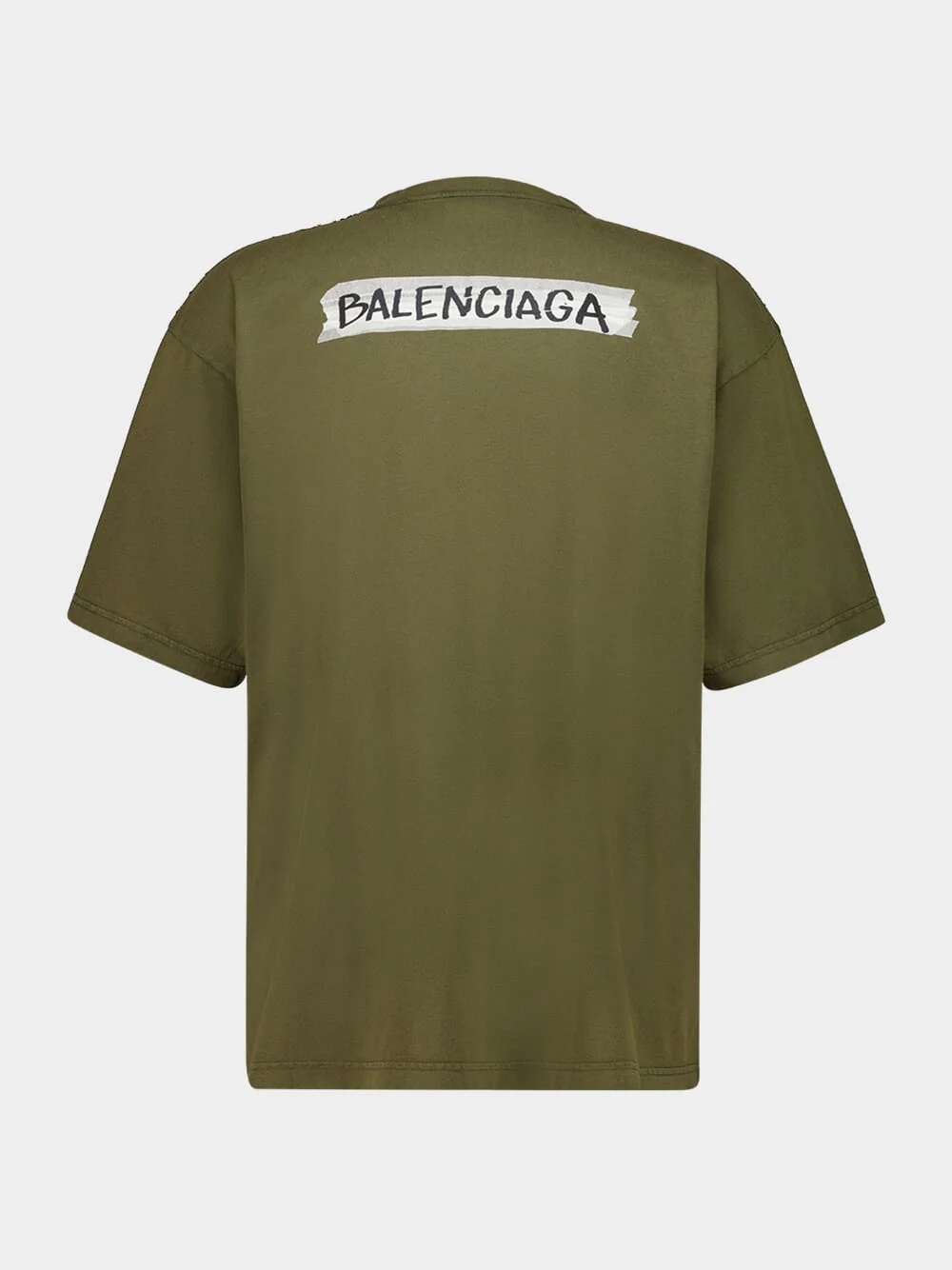 Khaki Masking Tape Medium Fit T-Shirt - Image 3