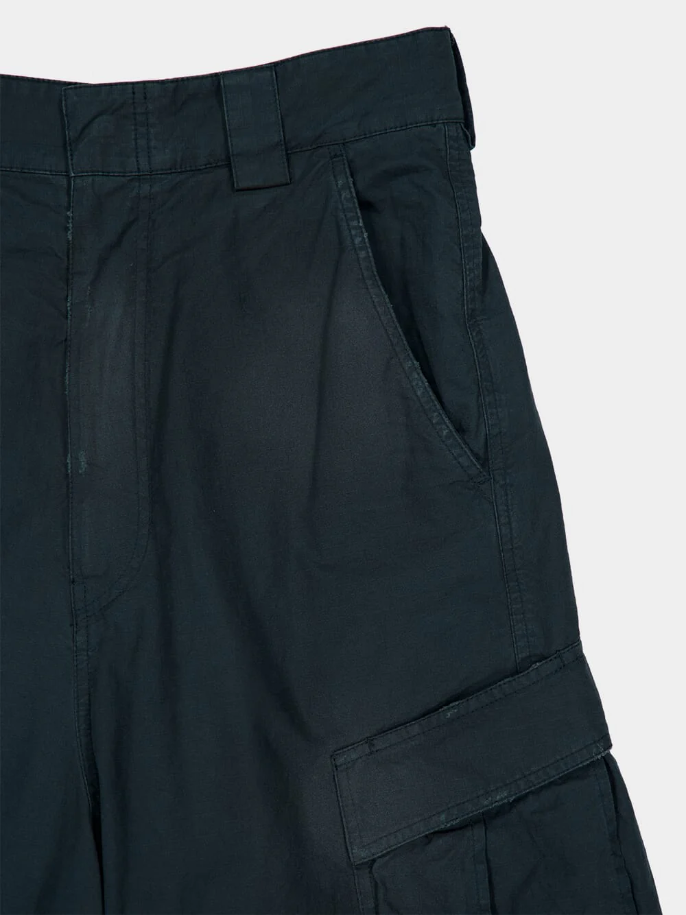 Large Cargo Pants in Forest Green - Image 5