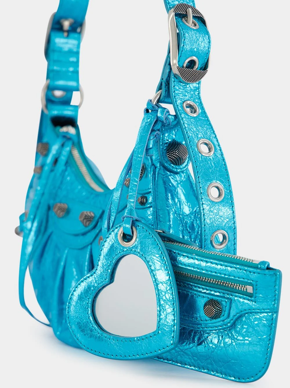 Le Cagole XS Shoulder Bag Metallized - Image 6