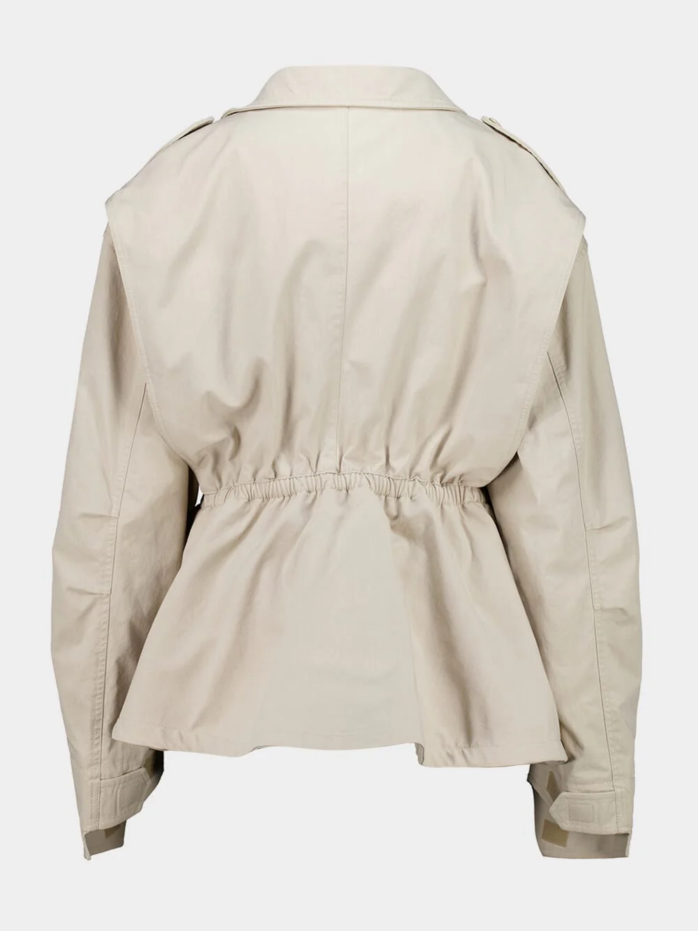 Light Beige Hourglass Parka - Image 3