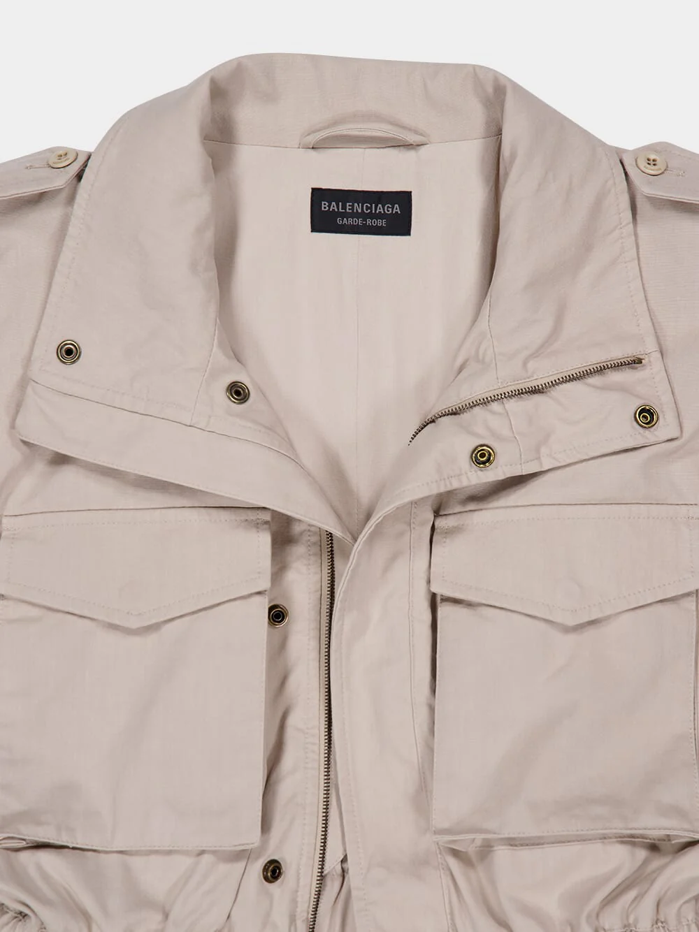 Light Beige Hourglass Parka - Image 5