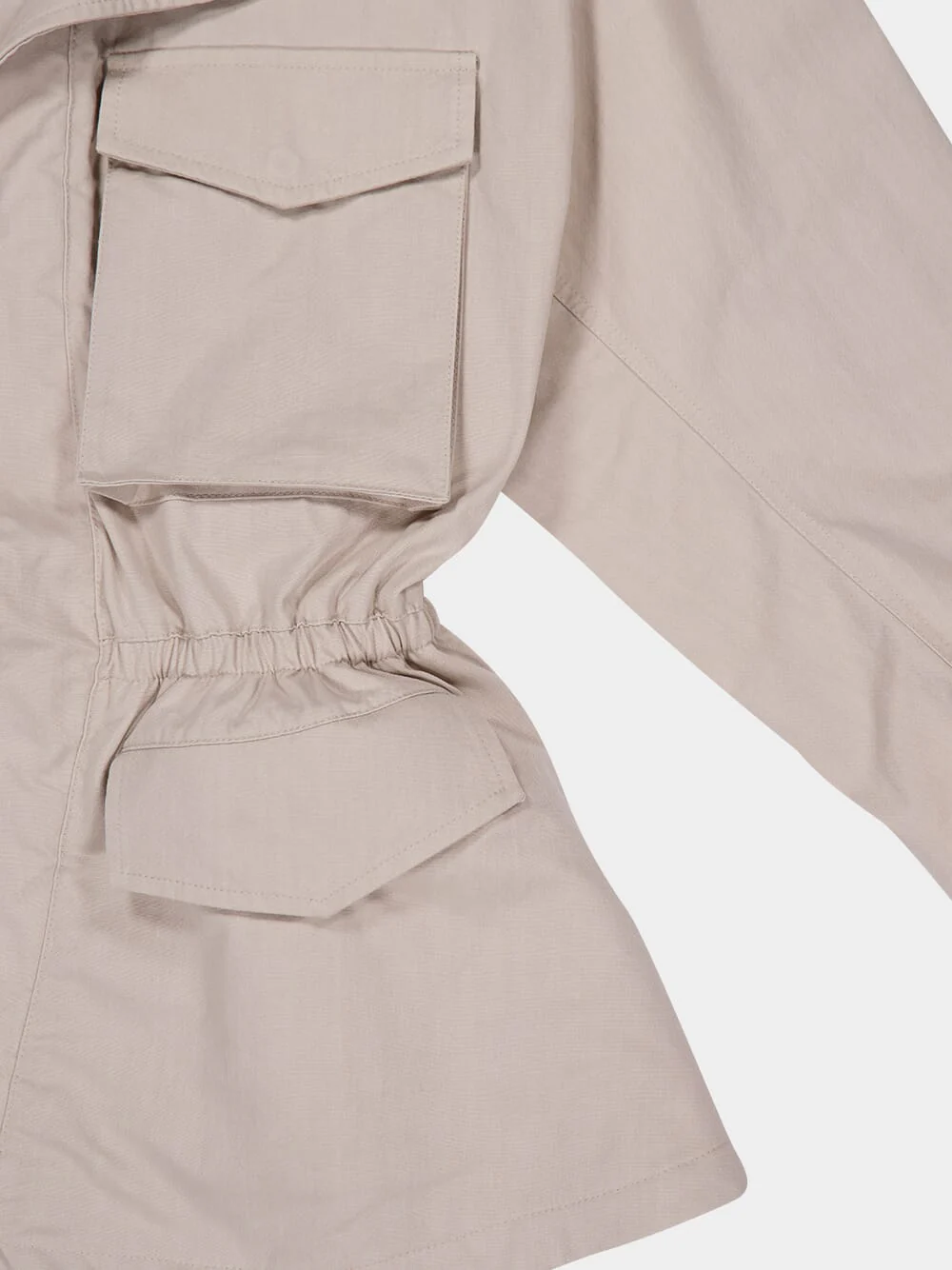 Light Beige Hourglass Parka - Image 6