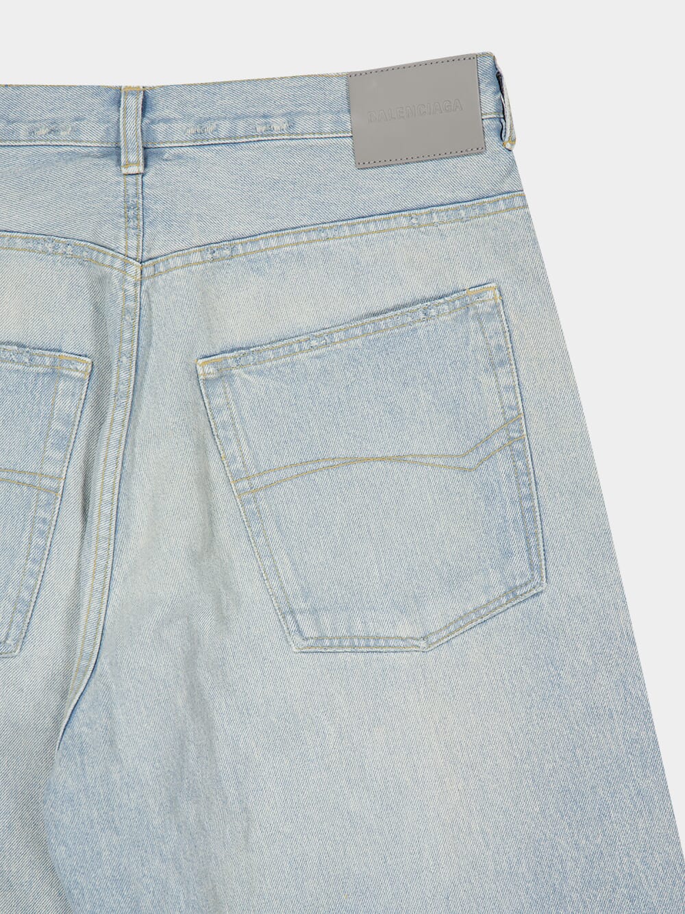 Light Blue Organic Cotton Japanese Twill Pants - Image 4
