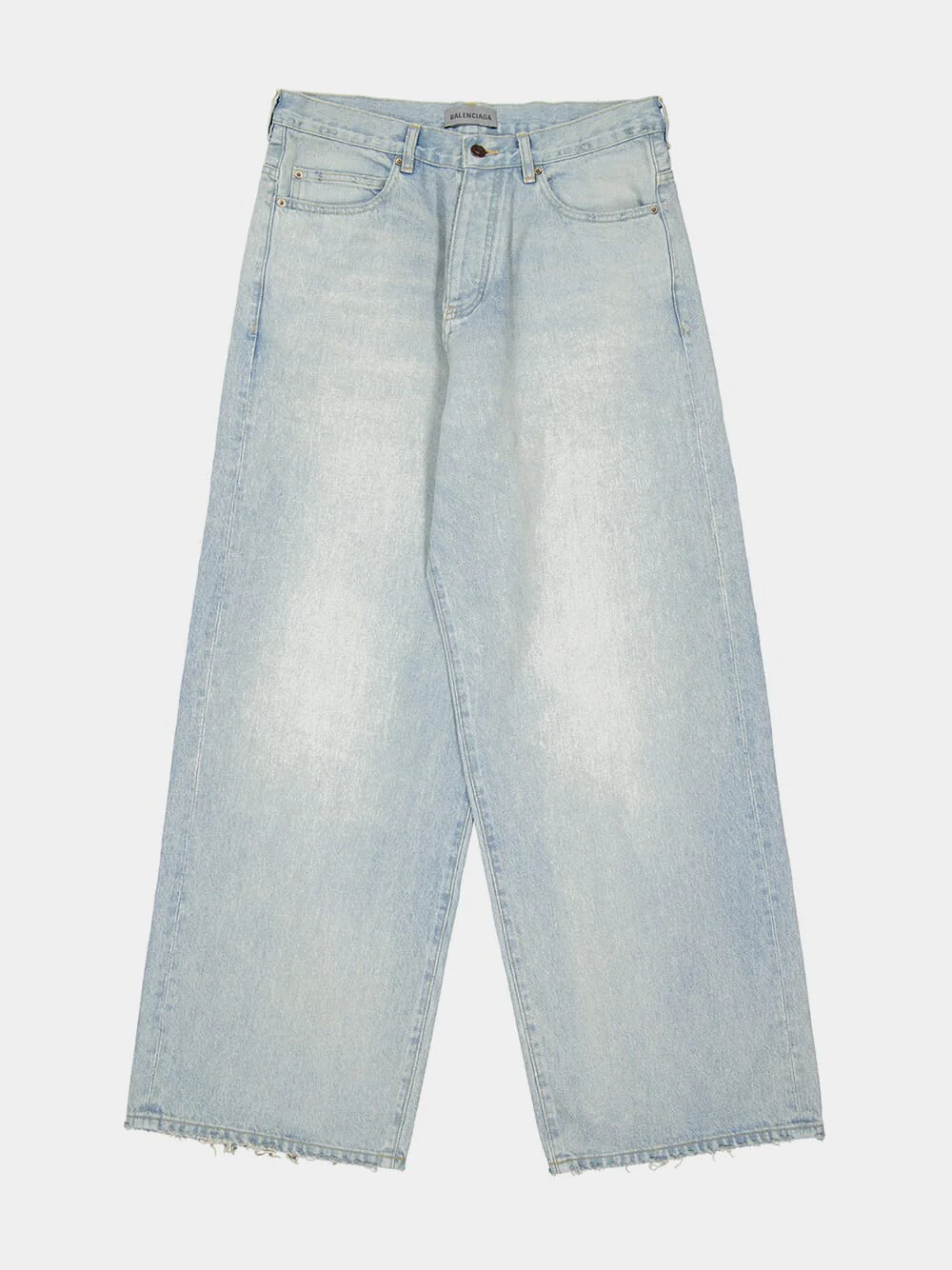 Light Blue Organic Cotton Japanese Twill Pants - Image 5