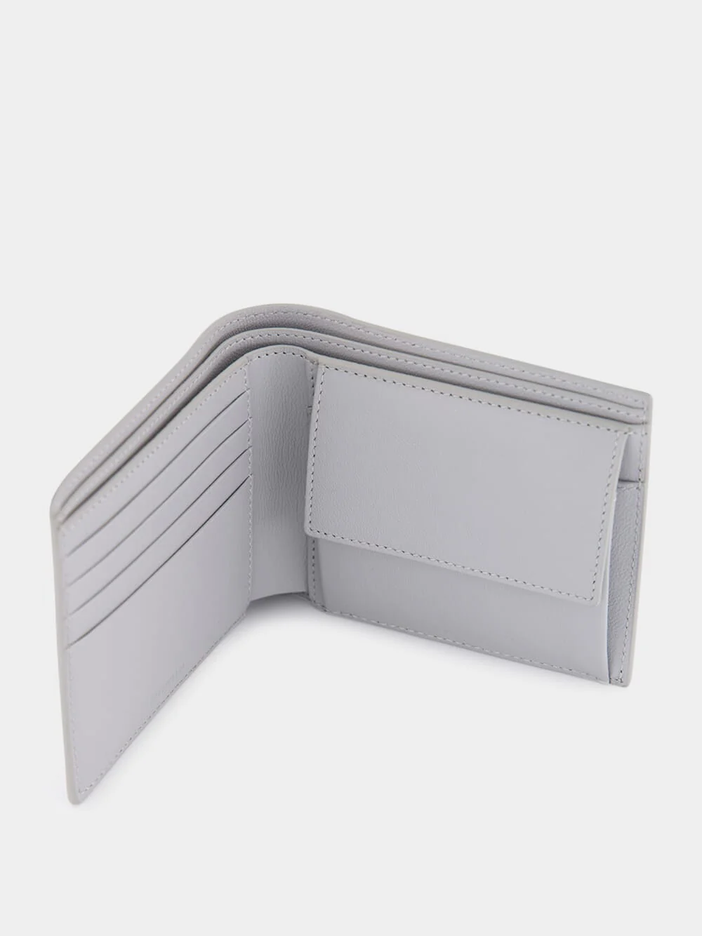 Light Grey Printed Leather Wallet - Image 3