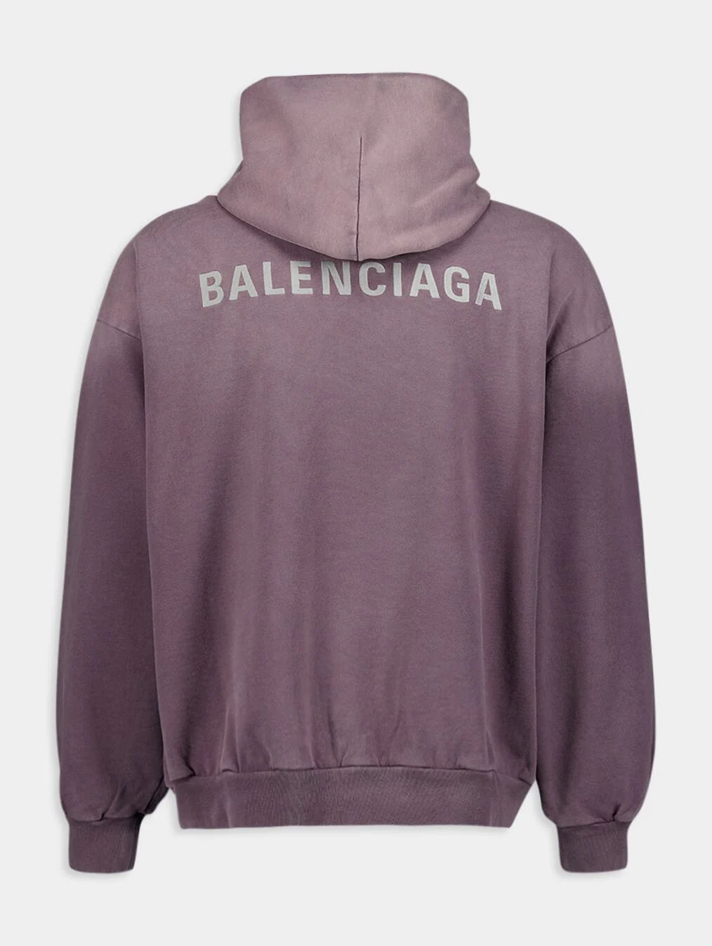 Logo-Embroidered Faded Effect Hoodie - Image 2