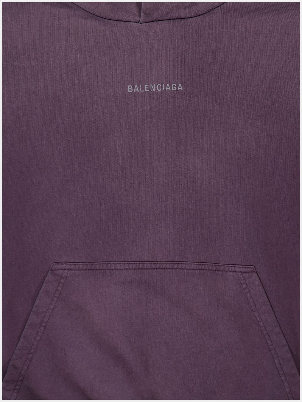 Logo-Embroidered Faded Effect Hoodie - Image 3