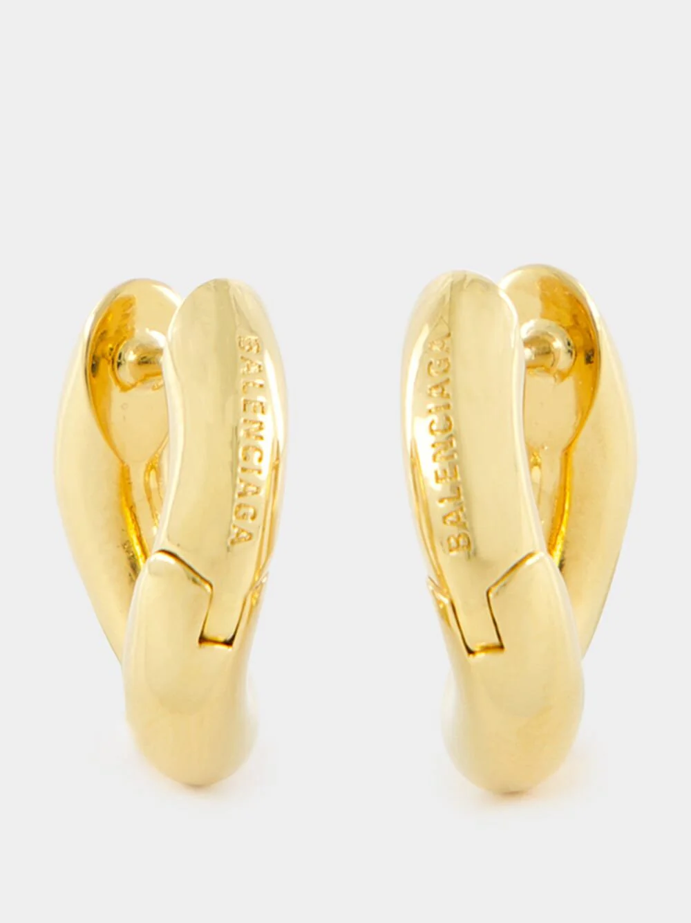 Loop XXS Earrings In Shiny Gold Brass - Image 2