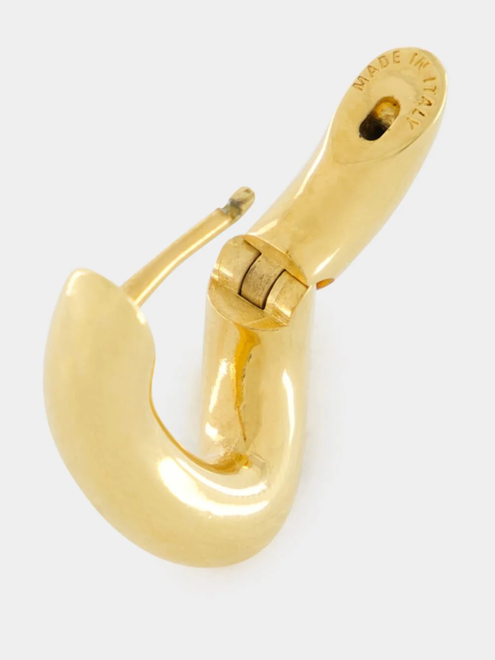 Loop XXS Earrings In Shiny Gold Brass - Image 3