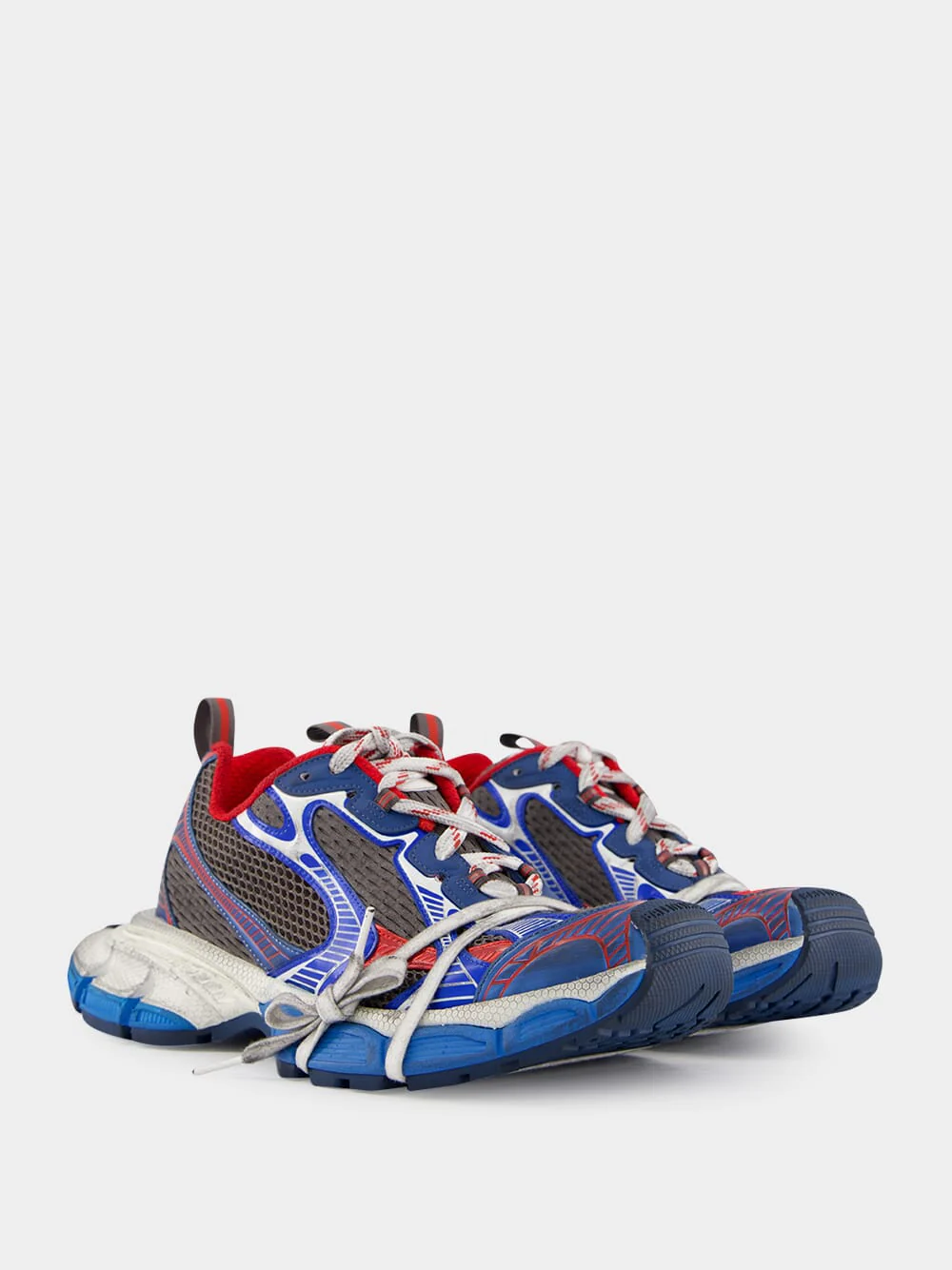 Men's Blue 3XL Multicolour Sneakers - Image 3