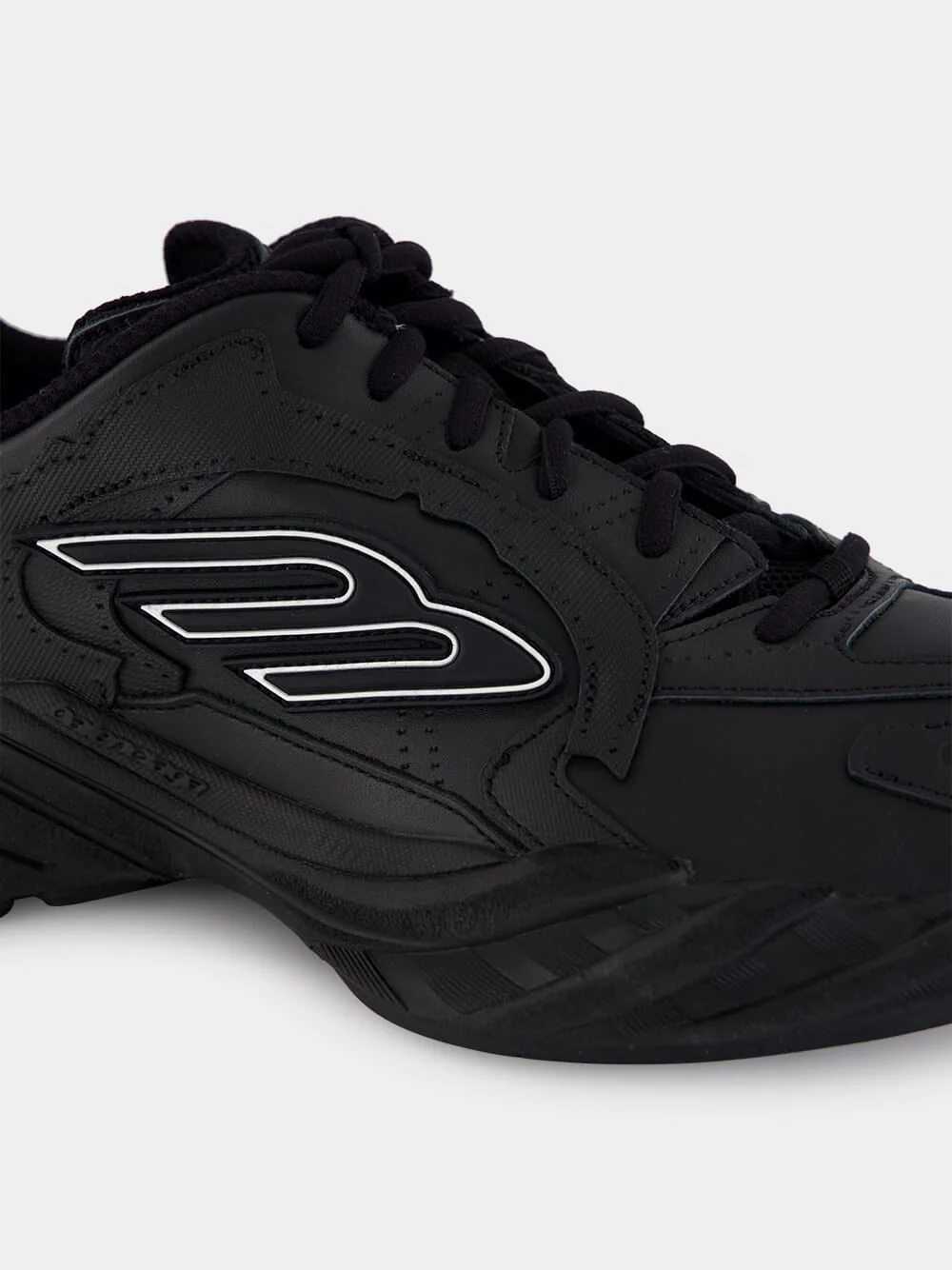 Monday Shoe Black Leather Sneakers - Image 14