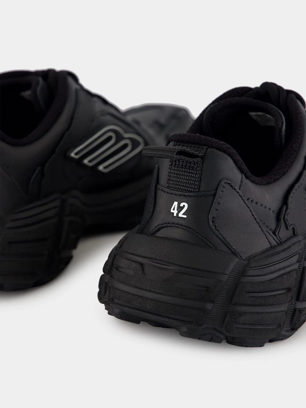 Monday Shoe Black Leather Sneakers - Image 6