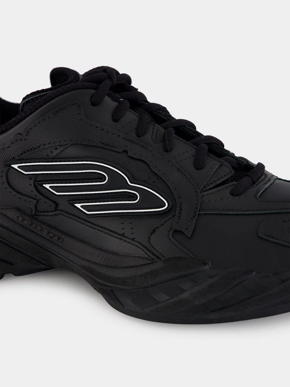 Monday Shoe Black Leather Sneakers - Image 7
