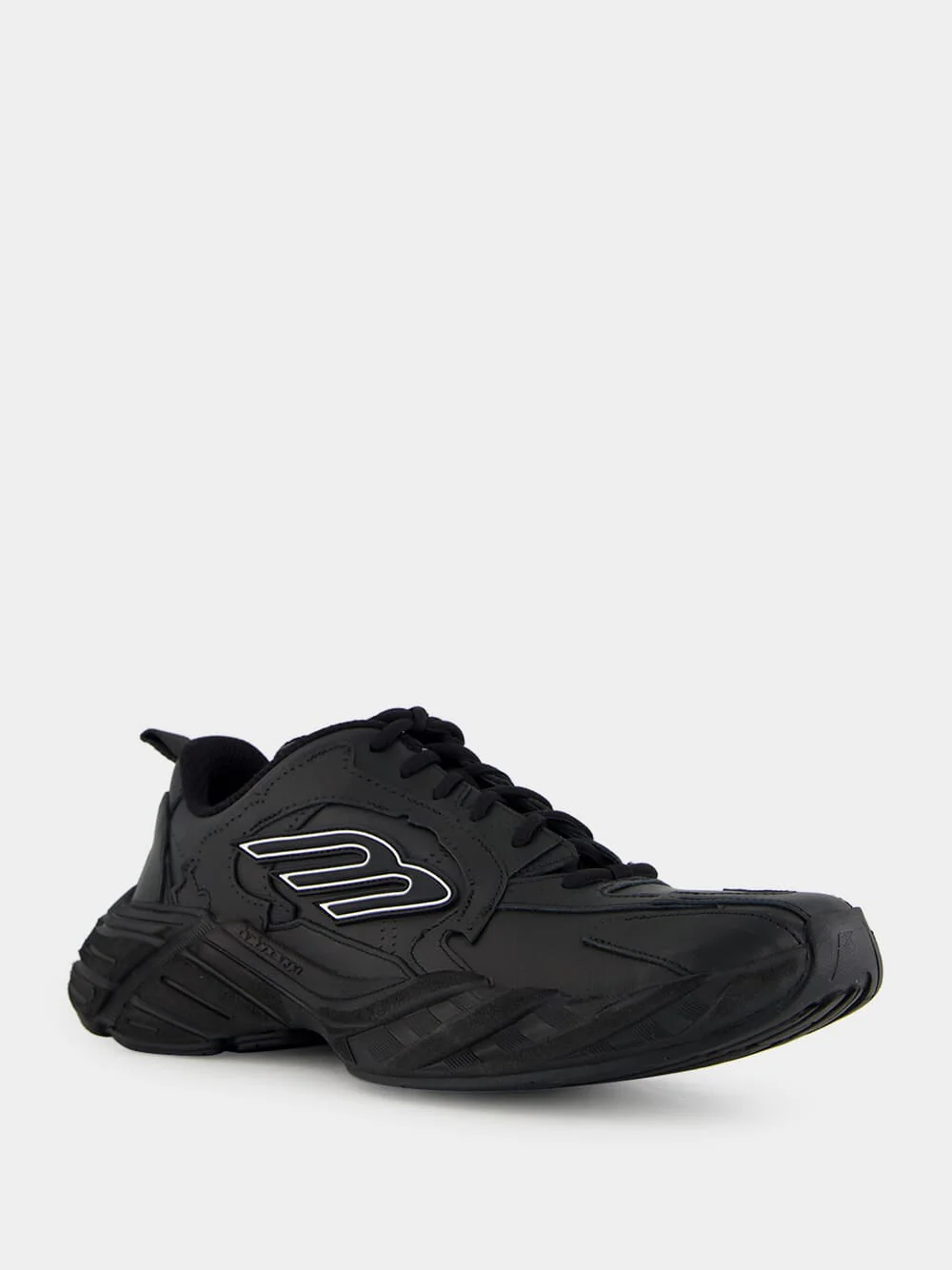 Monday Shoe Black Leather Sneakers - Image 9