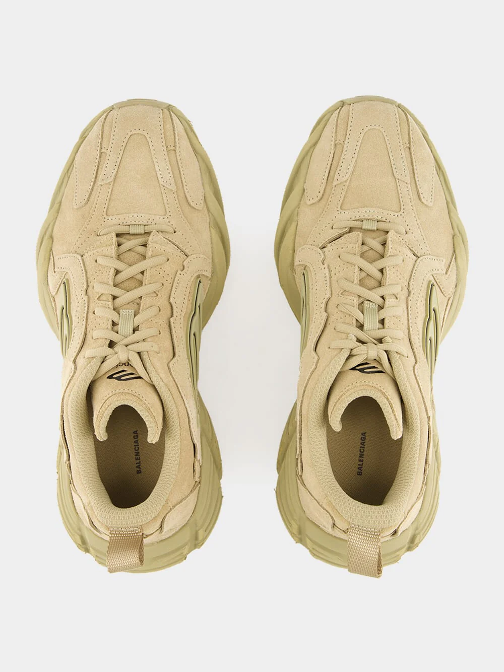 Monday Shoe in Beige Suede Calfskin - Image 4