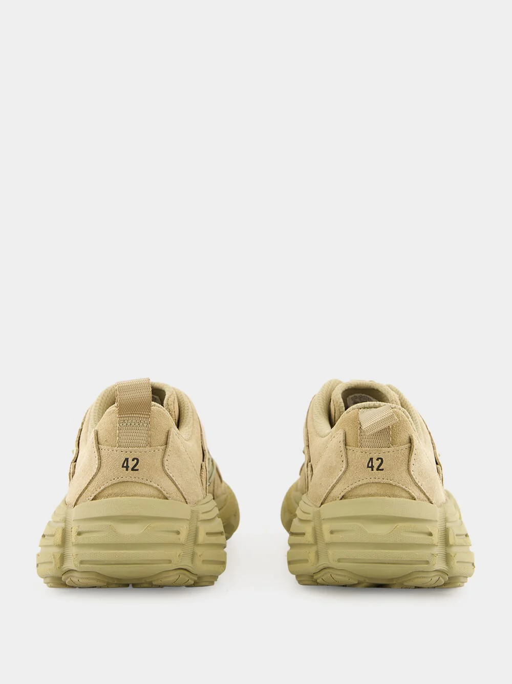 Monday Shoe in Beige Suede Calfskin - Image 5