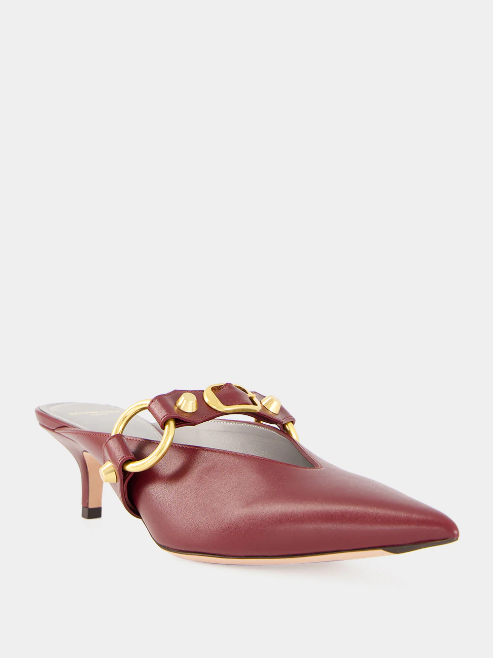 Merlot City 45 Mule in Calfskin - Image 2