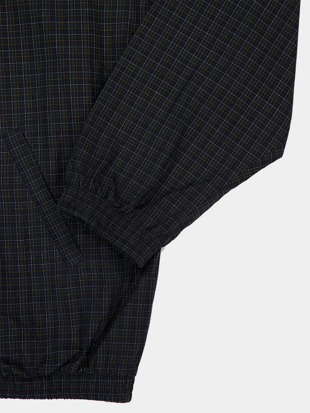Navy Micro Tartan Track Jacket - Image 6