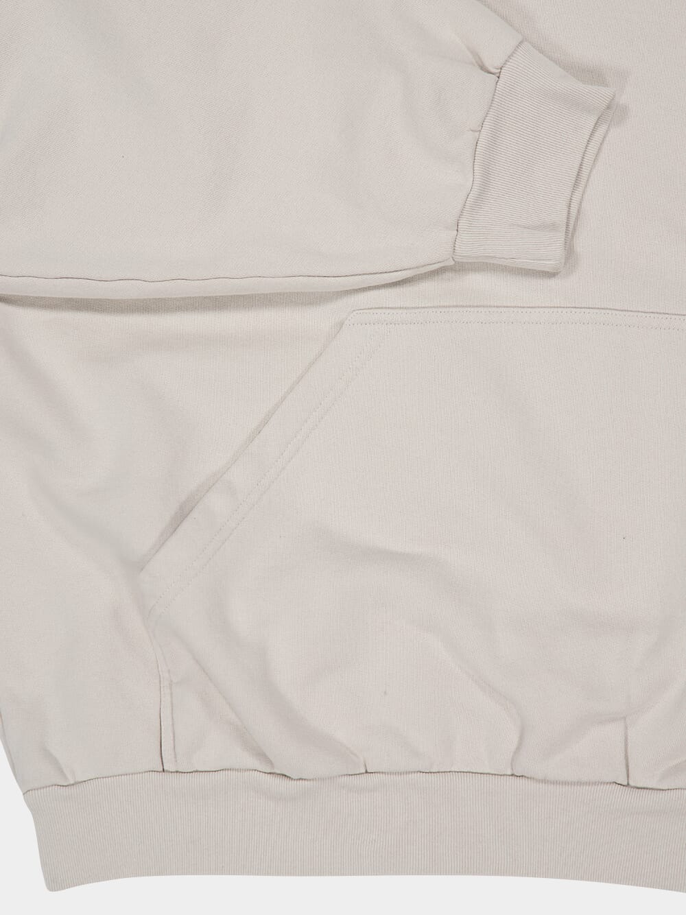 Off-White Cotton Back Polo with Hood - Image 4