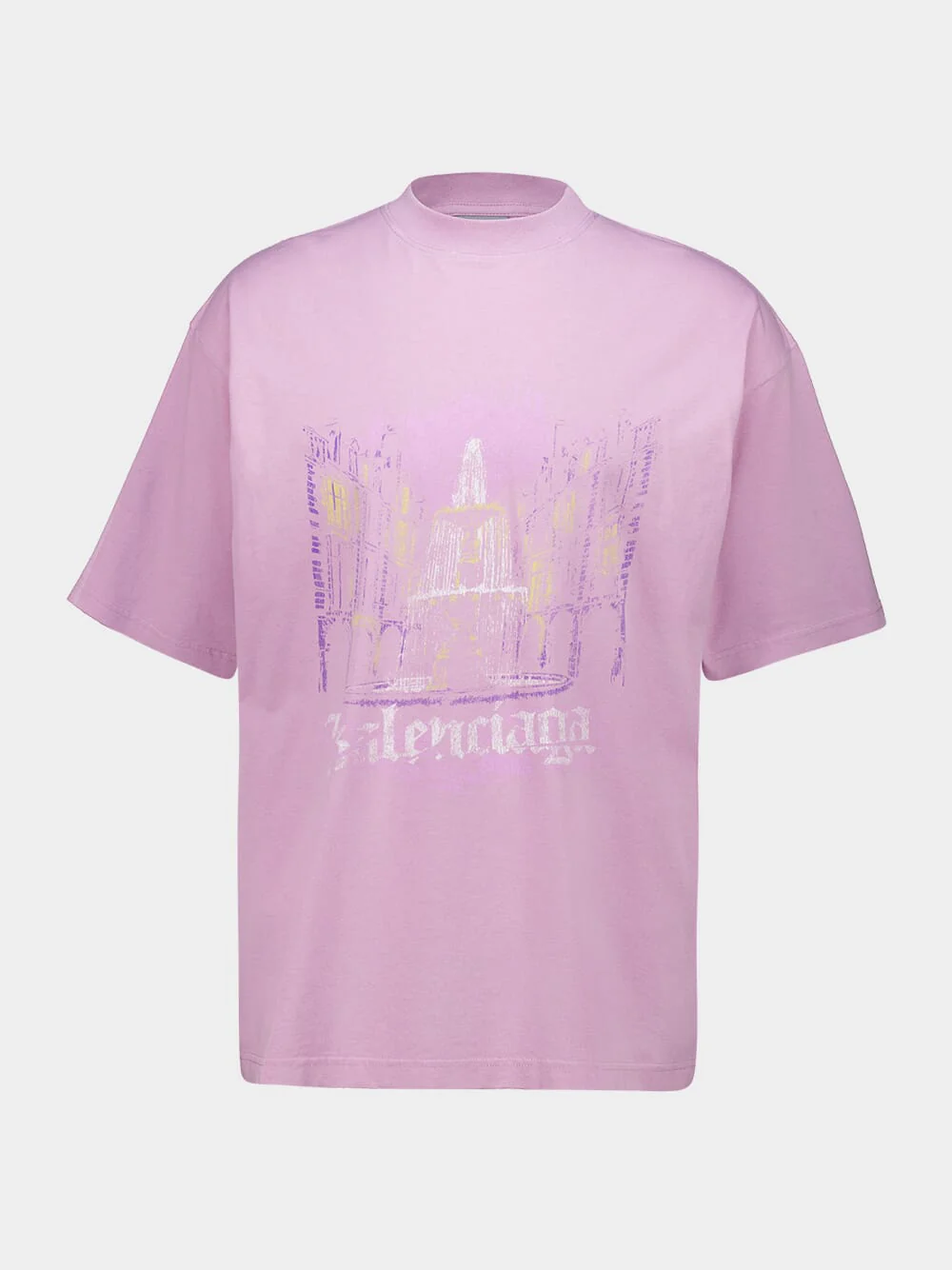 Old Pink Graphic Cotton T-Shirt