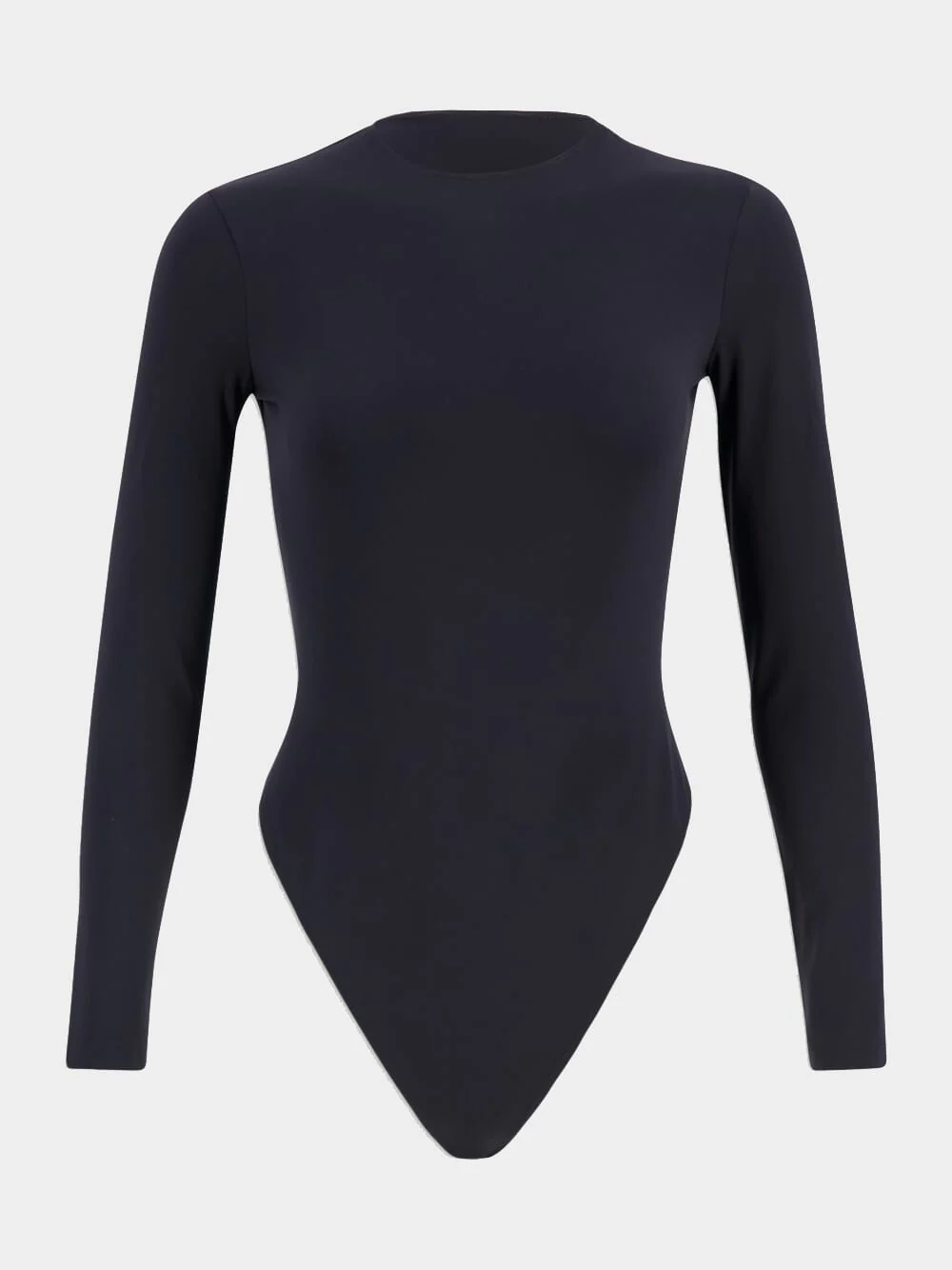 Outside Loop Fitted Top In Black