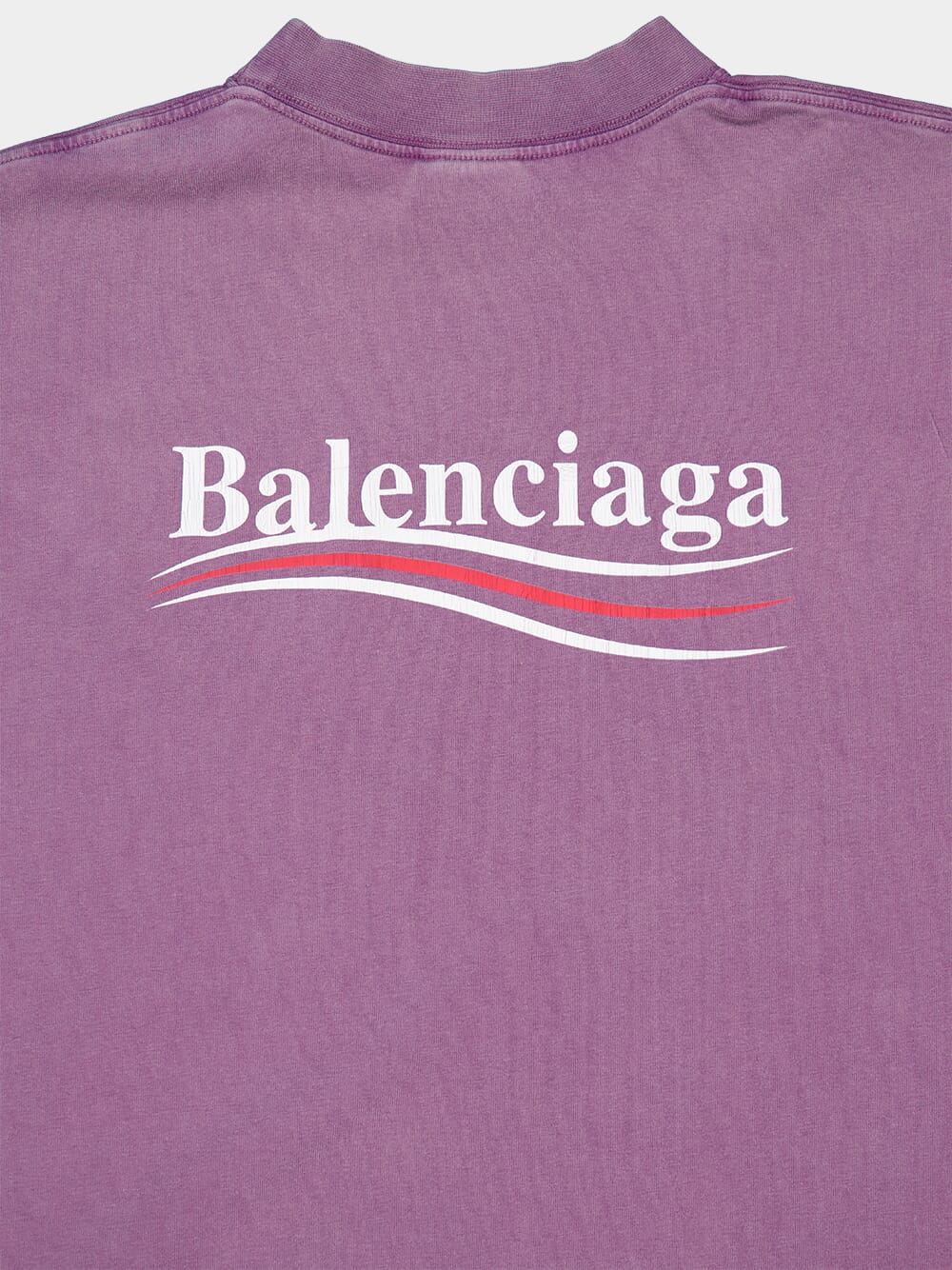 Political Campaign T-Shirt in Faded Purple - Image 4