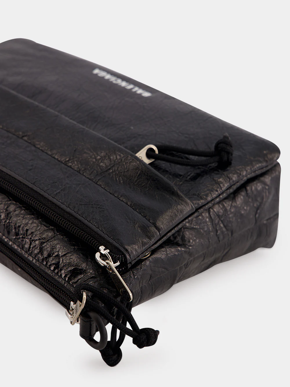 Black Explorer Double Pouch Messenger Bag - Image 9
