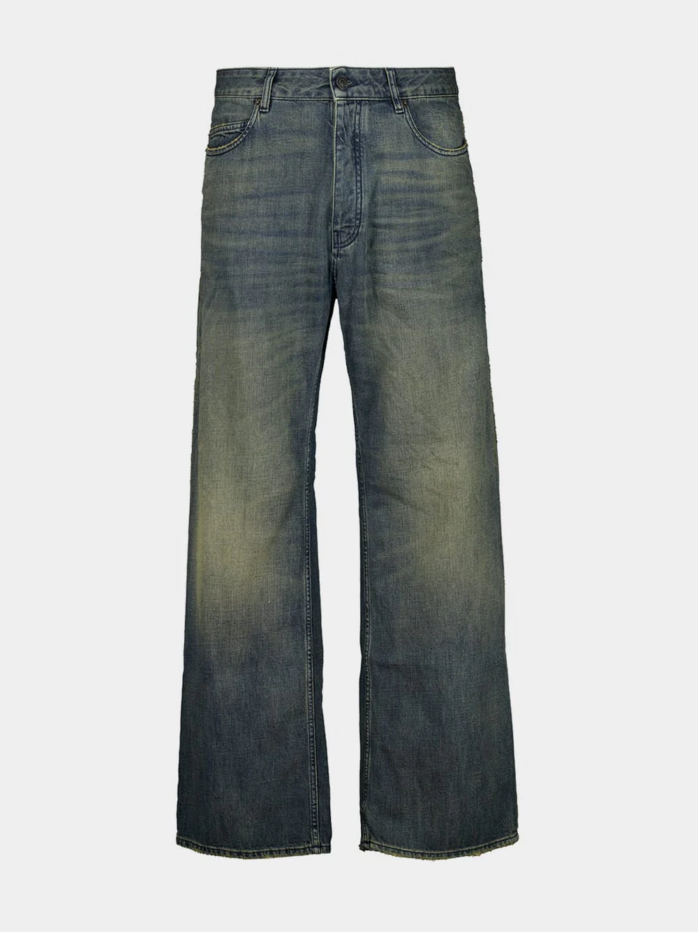 Relaxed Fit Blue Denim Jeans