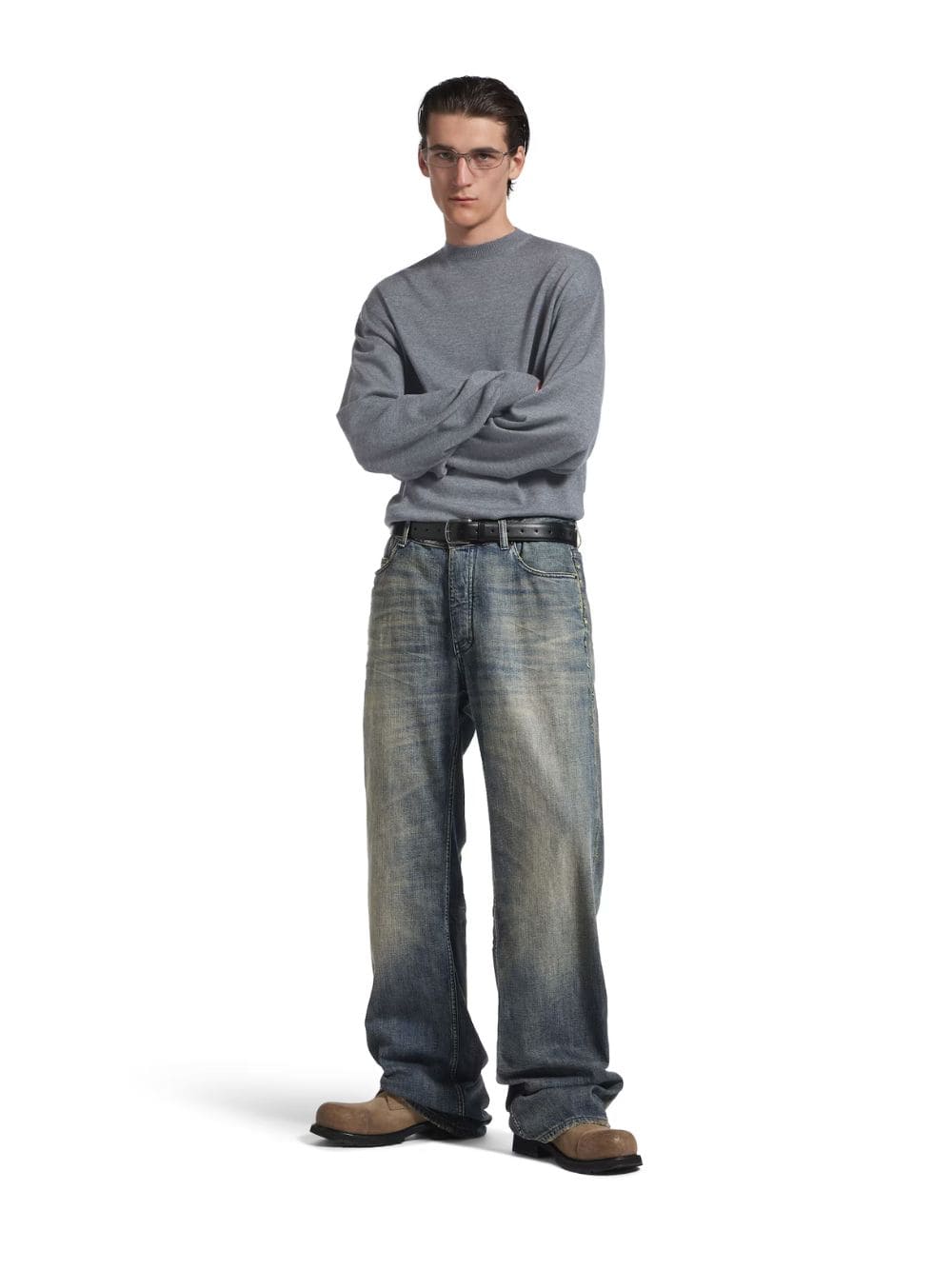 Relaxed Fit Blue Denim Jeans - Image 2