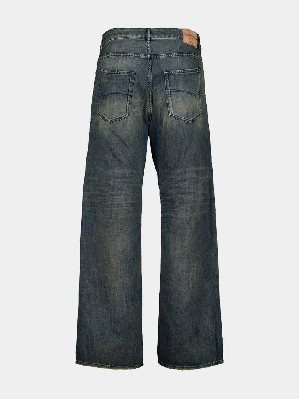 Relaxed Fit Blue Denim Jeans - Image 3