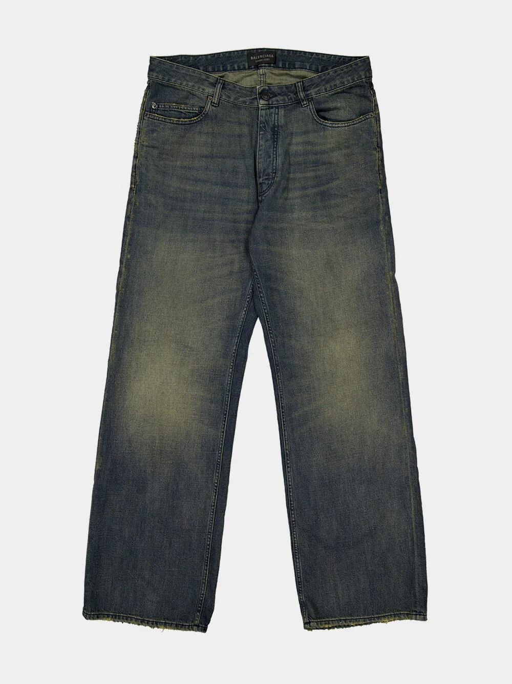Relaxed Fit Blue Denim Jeans - Image 7