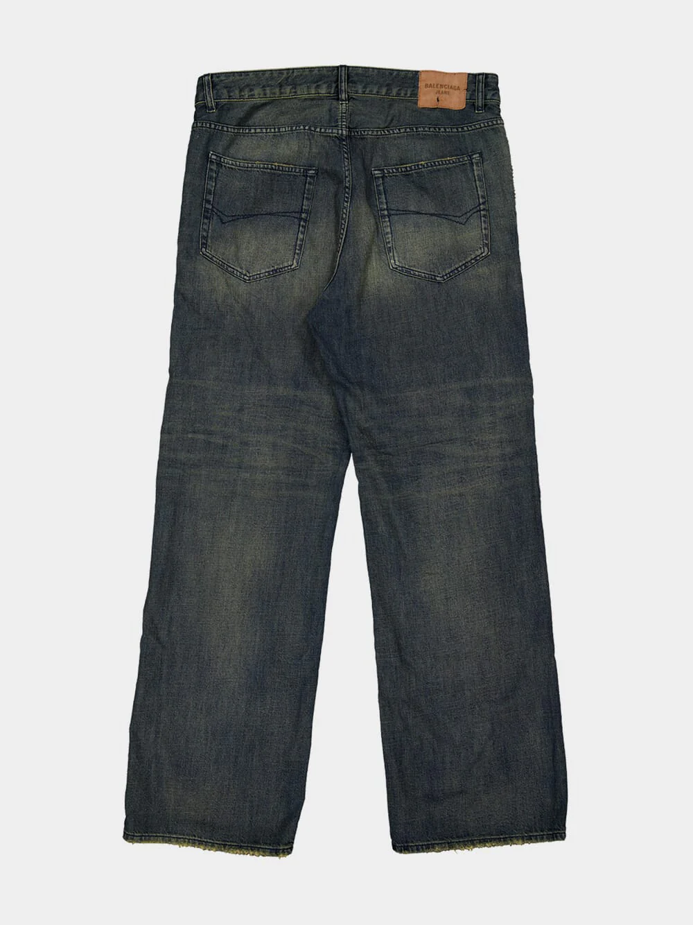 Relaxed Fit Blue Denim Jeans - Image 8