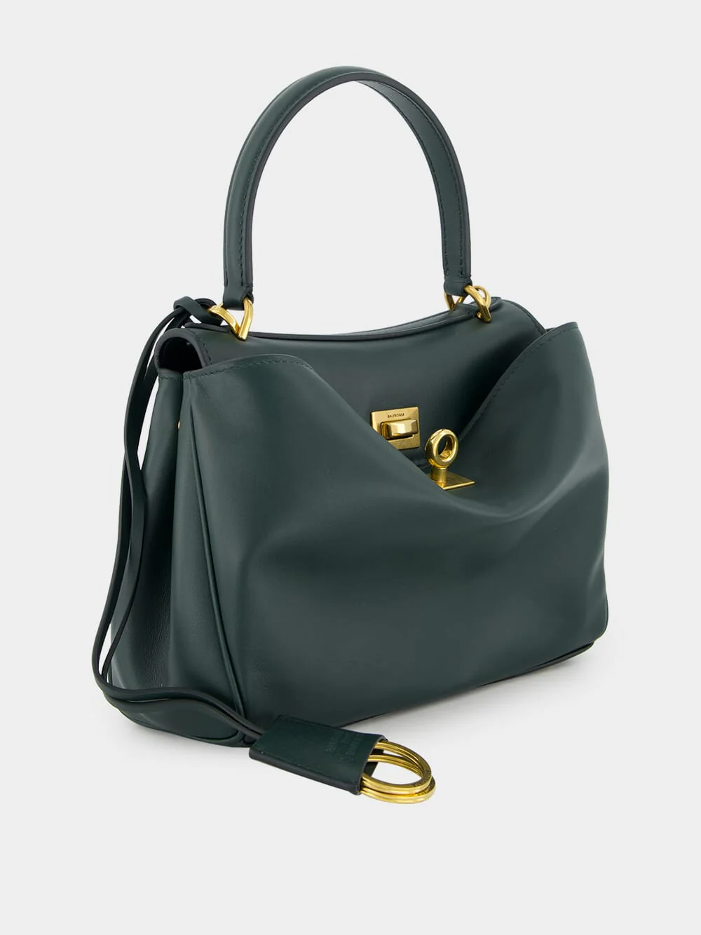 Rodeo Mini Handbag in Pine Green Calfskin - Image 3