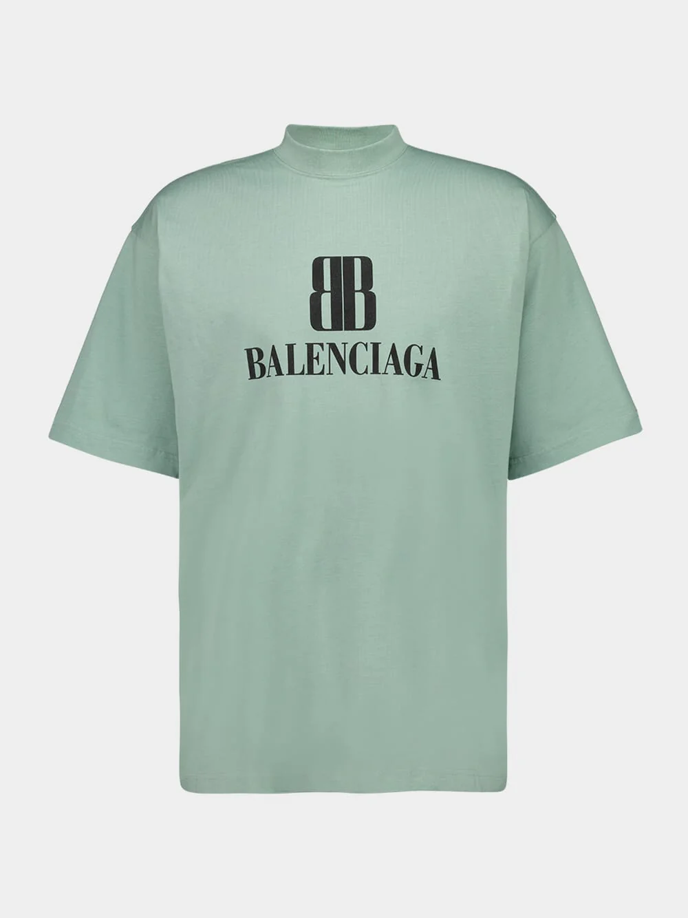 Sage Green Nano BB Logo Jersey T-Shirt