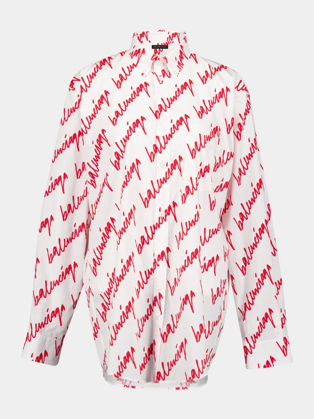 Scribble Oversized Cotton Shirt