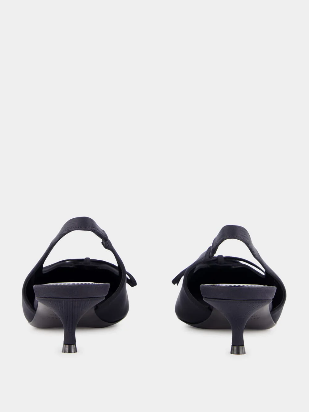 Black Slingback with Bow - Image 5