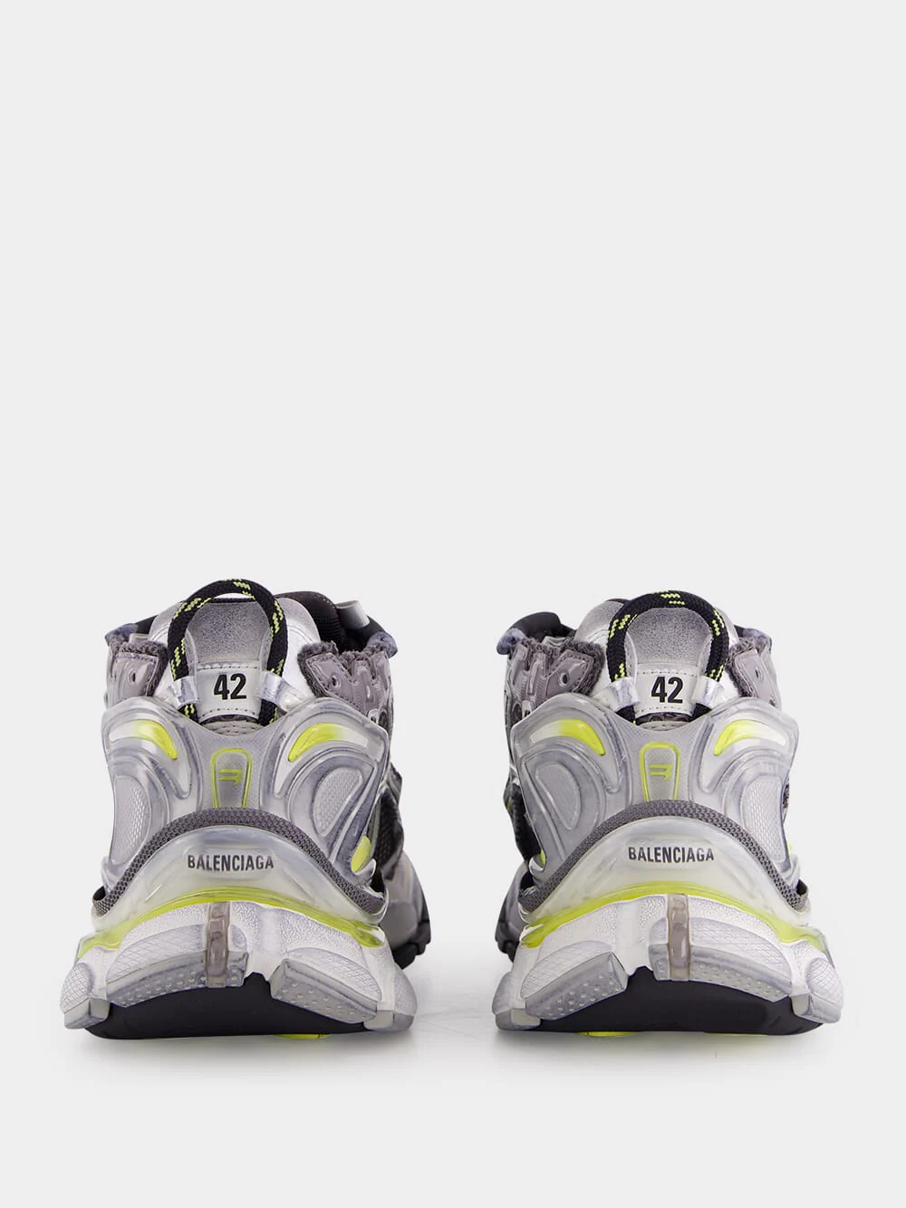 Grey and Yellow Runner Sneaker - Image 5