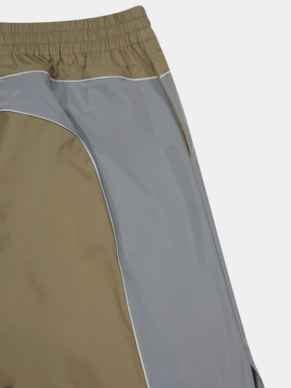 Grey Techwear Tracksuit Shorts - Image 4