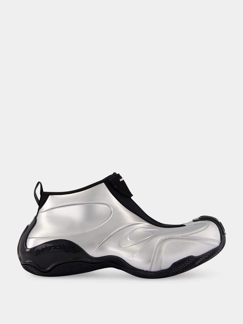 Silver Basketball Sneakers