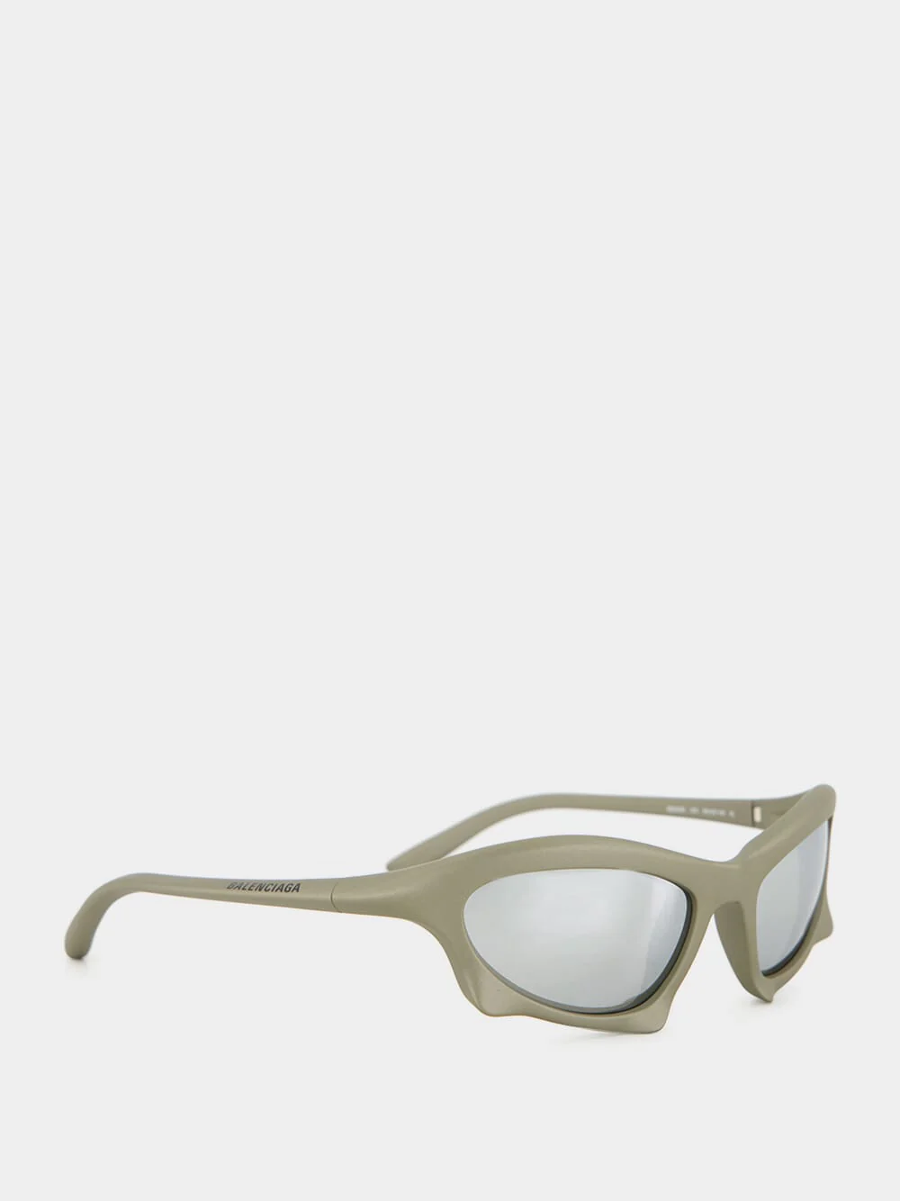 Silver Bat Rectangle Sunglasses - Image 2